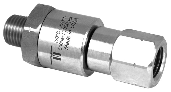 Mosmatic Rotary Union - DGVI Swivel - Stainless Steel - 1/2" NPTM to 1/2" NPTF 3/8" NW - 32.894