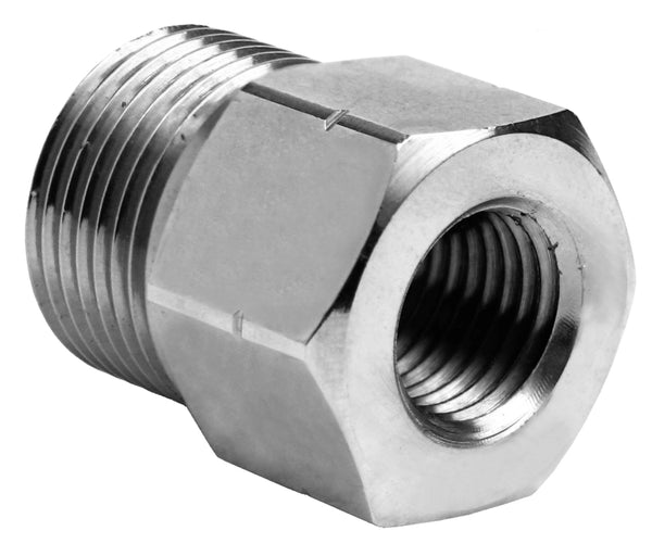 Mosmatic Fitting VER 4000 PSI - Brass Nikel Plated - NPT 3/8inNPTF to Male M22x1.5QV - 52.274