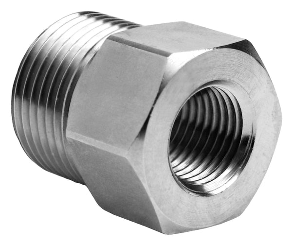 Mosmatic Fitting VER 7300 Stainless Steel - G3/8in to Male M22x1.5QV - 51.224
