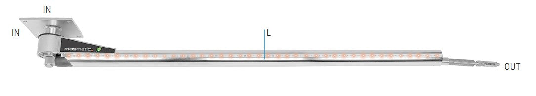 Mosmatic – Ceiling Boom with Led Lighting - DKPbI - 5ft 9in - 66.229