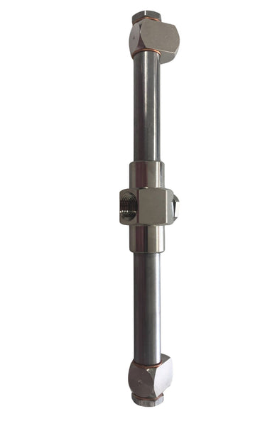 Brazo de rotor turbo Mosmatic ajustable de acero inoxidable - TUAK-2s3 D 6" M12 3x1/8"NF - 88.935