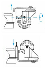 Hurricane Flip Caster Wheel