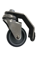 Mosmatic Stainless Steel Caster Plus Bracket - for Universal & Allrounder Series Surface Cleaner - 80.943