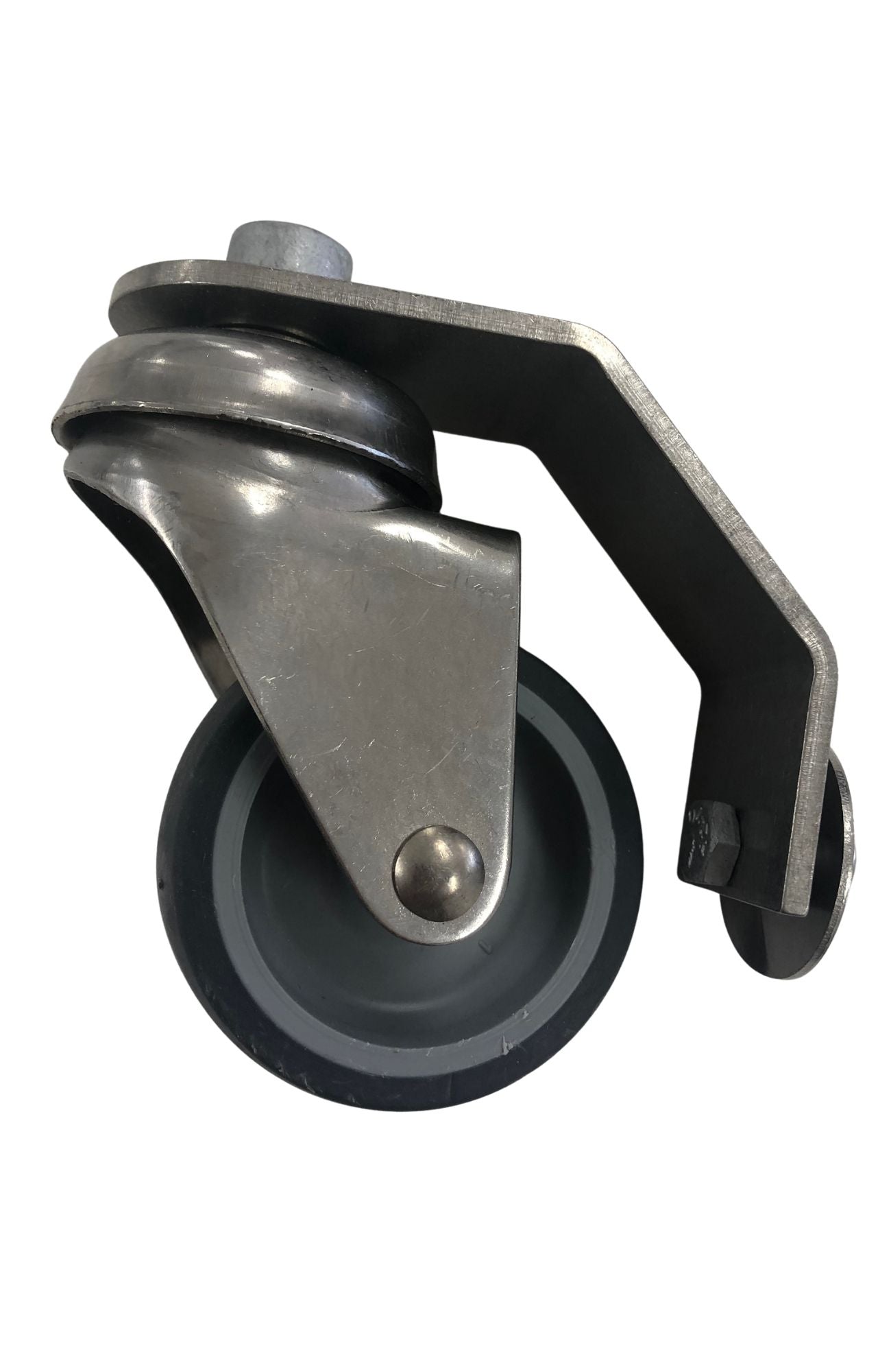 Mosmatic Stainless Steel Caster Plus Bracket - for Universal & Allrounder Series Surface Cleaner - 80.943