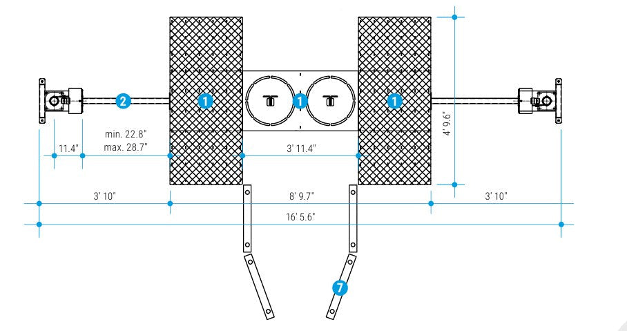 Mosmatic Undercarriage Cleaner with Ramp - Ramp - 80.508
