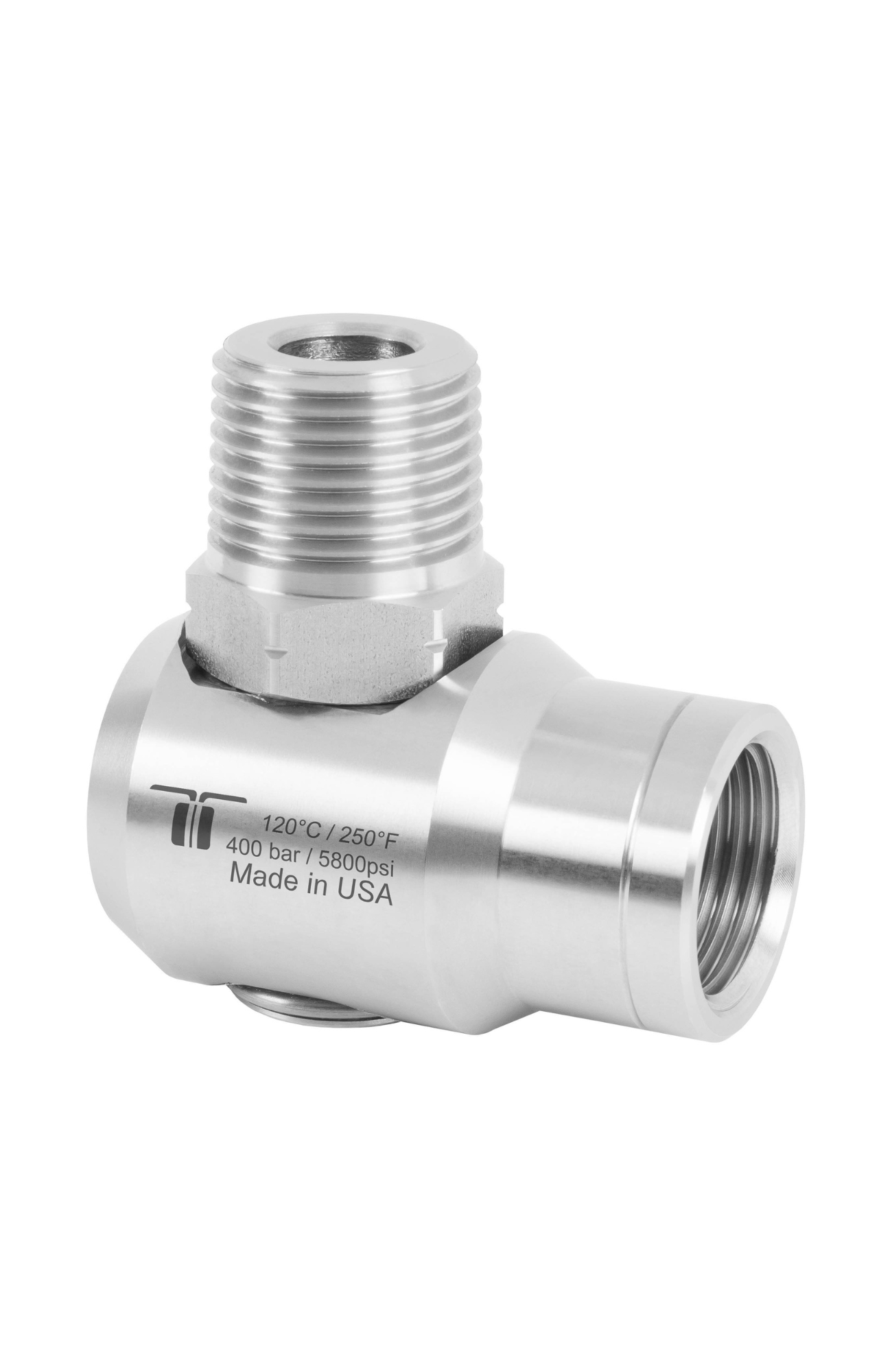 Raccord pivotant Mosmatic WDEI - 43.561B - 1/4" NPTF x 1/4" NPTM