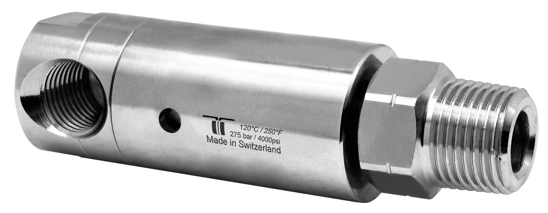 Mosmatic rotary unions DYL swivel 90 degrees G1 1/4"NPTF G2 3/8"NPTM 56.353