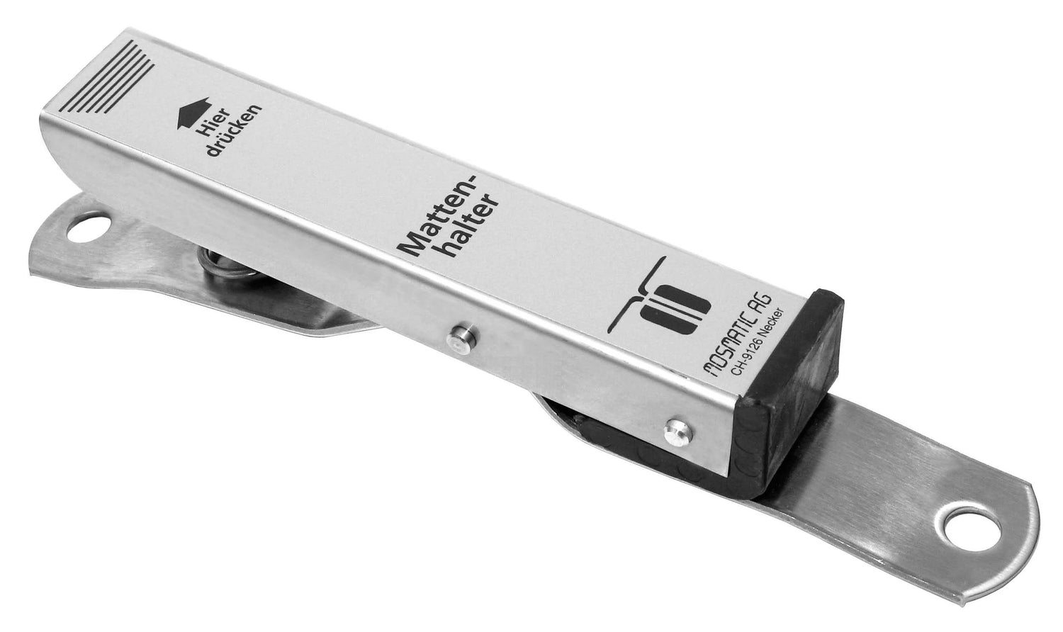 Mosmatic mat holder for wall mounting inox blue 90.001