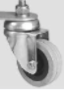 Mosmatic Stainless Steel Caster (No Bracket) for Commercial Series Surface Cleaner 80.940