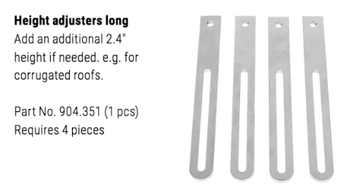 Mosmatic - Ajustadores de altura largos - 904.351
